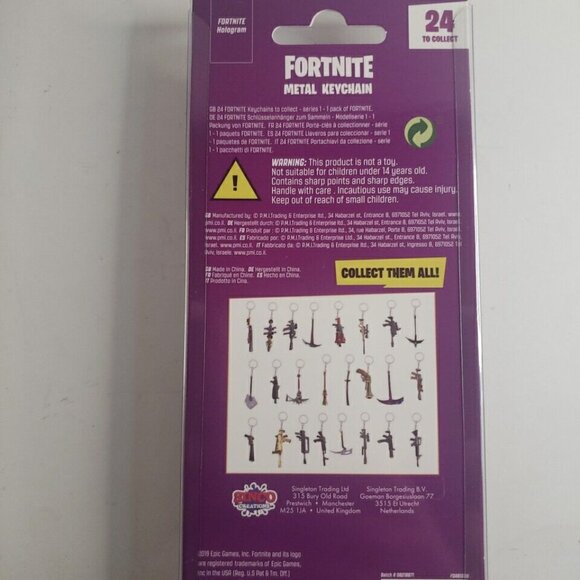 Fortnite Battle Royale SCAR Assault Rifle Keychain ~6.5" - Picture 2 of 2